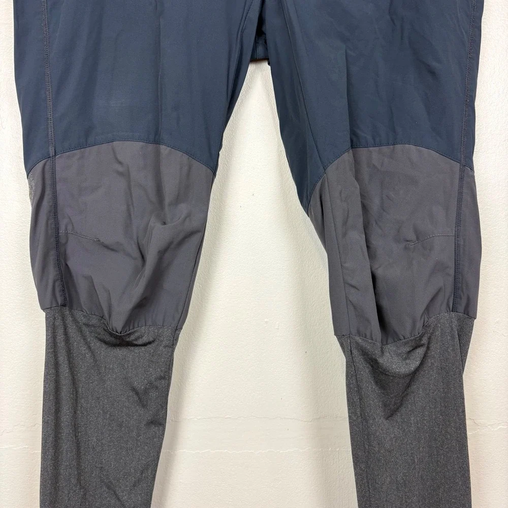 Beanpole Womens Hiking Climbing Pants Size S Gray Mixed Fabric Stretchy Gropcore